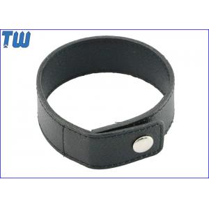 China PU Leather Wristband 64GB USB Memory Drive Buckle connected Long Stick supplier
