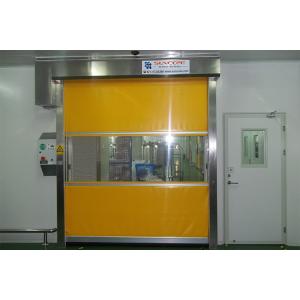 China Rapid Automatic Industrial High Speed PVC Curtain Roll Up Door Fast Rolling Door supplier