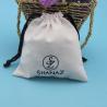 China Natural Fabric Cotton Storage Bag For Candy Long Drawstring Cord Eco Friendly wholesale