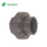 China 90deg Angle QX PVC Socket Union Joint Fitting for Water Supply Pn16 DIN Pipe QX on sale