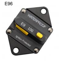 China E9 Panel Mount Hi-Amp Circuit Breaker Manual Reset Waterproof Ignition Protected Switch on sale