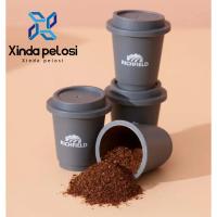 China Private Label Coffee Capsules Instant 60mm Coffee Pods Arabica Coffee Powder 100% Pure Black Arabica Convenient on sale