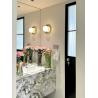 China Cold Emerald Jade Marble Bathroom Washbasin | Ice Green Translucent Vanity wholesale