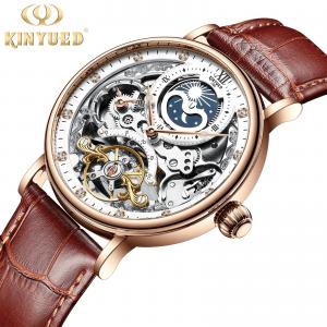 KINYUED Tourbillon  mechanical movement watches men luxury brand automatic luxury watch