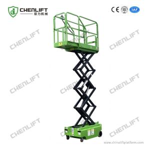 China 5.9m Work Height 240kg Load Mini Electrical Self Propelled Scissor Lift for Warehouse wholesale