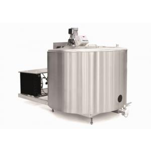 China Food Grade Bulk Milk Cooling 304 Stainless Steel Tank With Customized Capacity supplier