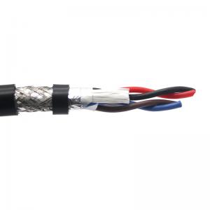 5 Pair 0.75mm PVC Insulated Shielded Twisted Pair Cable RS485 Signal Communication