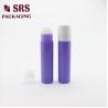 SRS cosmetic empty purple 30ml plastic deodorant roller bottle