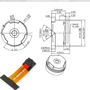 China GC0310 1 / 10 Pulgadas Módulo de Micro Cámara MIPI 0.3MP 30FPS para Smartphone wholesale
