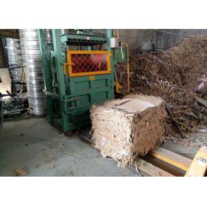 Semi Auto Waste Paper Baler Machine Carton Strapping Machine Hydraulic Pressing