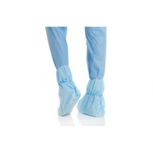 China Economical Dust Proof Disposable Shoe Covers Lightweight With Elastic Ankle wholesale