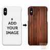 China Customized Wood Printed mobile phone shell For iPhone X , 3D sublimation blank phone case for iphone 10 wholesale