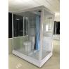 China Matt Chrome Complete Shower Enclosures 120 X 150 X 210cm Complete Shower Cabins wholesale