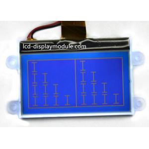 China Negative 128 x 64 Small LCD Module , Blue Transimissive COG STN LCD Module supplier