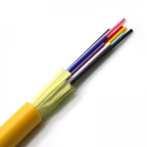 GJFJV 12 Core Multimode Indoor 2 4 6 8 10 12 24 48 Core Fiber Optic Cable Supplier