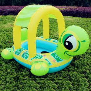 China Tortoise Inflatable Swimming Pools Accessories Baby Plastic Kids Children Toddler Baby Seat Float for 0-3years supplier