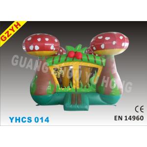 China 0.55mm PVC tarpaulin Commercial Inflatable Mushroom Castle, Blow Up Castle YHCS 014 supplier