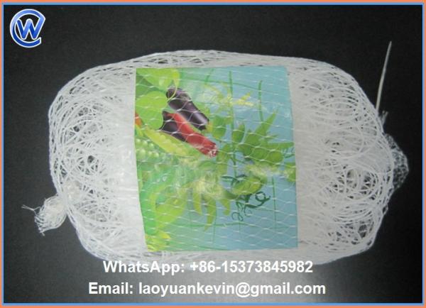 100% new virgin material plastic bop trellis netting/plant support netting with uv supplier / BOP Stretched Net