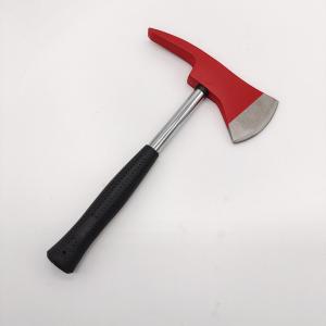 China Steel Short 32cm Fireman Fire Rescue Axe With Plastic Handle wholesale