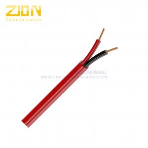 China Riser-Rated Fire Alarm Cable 14AWG 2 Conductors Solid Copper for Security System supplier