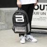 New Fashion Backpack Student School Bag Letter Printed Youth Canvas Computer