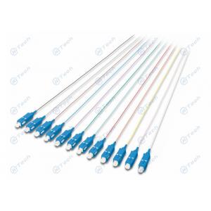 China 12 Pack SC Pigtail Single Mode 0.9mm 9/125μM Inner Ceramic Ferrule Without Jacket supplier