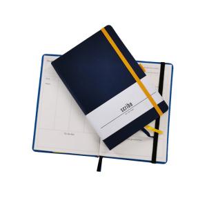 China Custom Printing Note Book A5 Diary B5 Soft Cover Agenda Thread Sewing Leather Journal supplier
