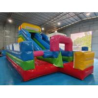 China High Quality Commercial Outdoor Giant Inflatable Fun City Jumping House With Slide Inflatable Playground For Kids on sale