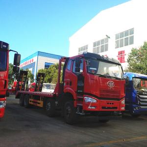 CA3310P1K2L3T4BE5A80 FAW 8x4 Flatbed Special Purpose Truck With Euro 3 Emission Standard