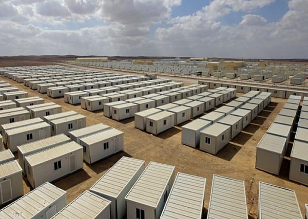 High Efficiency Flat Pack Portable Storage Containers As Large Disaster Shelters