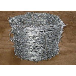 China Hot Dipped Galvanized 20kgs Per Roll Pvc Coated Barbed Wires supplier