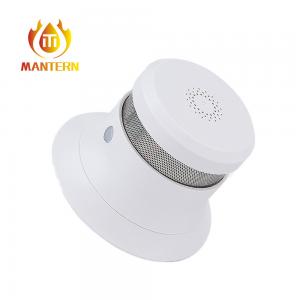 China Battery Operated Smart Smoke Alarm Monitor Sound And LED Flash Alarm Output supplier