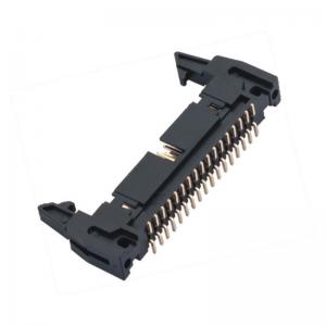 China 2.54mm Pitch Latch Header SMT Long Ears Circuit Board Power Connectors AU Or Sn over Ni supplier
