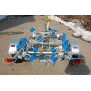 Professional Single Jetski Folding Boat Trailer With ST175/80R13X2 Tire