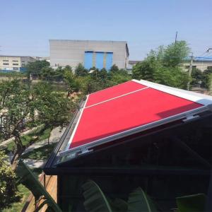 China Waterproof Balcony Retractable Roof Awning Remote Motor Control Aluminium Retractable Awning supplier