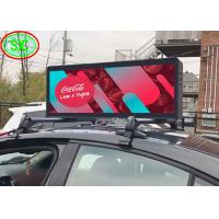 China P6 HD Full Color LED Car roof LED Sign Display Screen wifi 4g 3g remote control on sale
