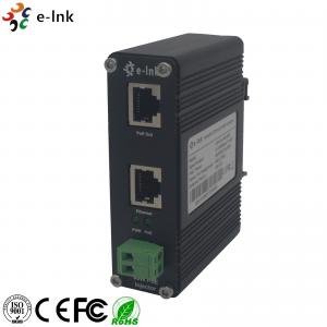 China Single Port 60W Power Over Ethernet Devices Support Din Rail / Wall Mount Installation wholesale