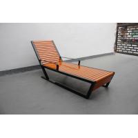 China Custom Wooden Beach Lounge Chairs , Outdoor Swimming Pool Chair on sale