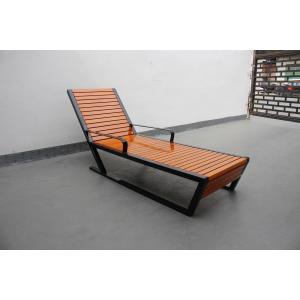 China Custom Wooden Beach Lounge Chairs , Outdoor Swimming Pool Chair supplier