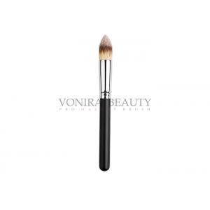 China Soft Fiber Private Label Makeup Brushes , No Streaks Round Tapered Face Brush supplier