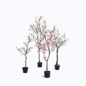 China YC092 Artificial Flower Tree Apple Blossom 180CM Refreshing For Bookcases supplier