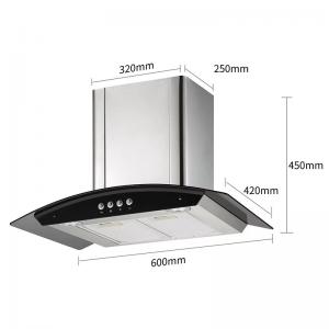Electric Cooker Ventless Kitchen Hood 100cm for Commercial