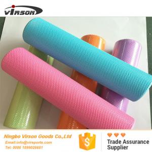 China 90cm high density eva foam roller with dot design rounded edges supplier