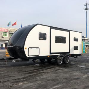 Exterior Length 4-12m Caravan Travel Trailer 6000Lbs Enclosed Trailer Camper