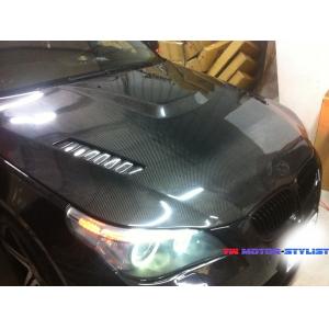 China BMW E60 E61 TMS Carbon fiber Hood - Actual Car installment Fitment for sure supplier