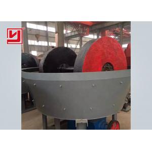 High Performance Iron Ore Dressing Equipment Wet Pan Mill For Gold Grinding