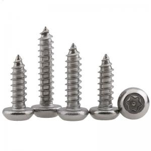 M2.5 Tamper Resistant Self Tapping Screws , Stainless Steel Button Head Torx Screws