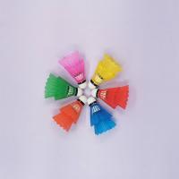 China Outdoor Indoor Badminton Shuttlecock Nylon Mixed Colours on sale