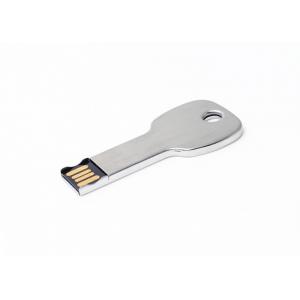 Silver Color Promotional USB Flash Drive Custom Logo Printed Certified Safe