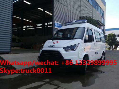 HOT SALE! new lowest price JMC 4*2 LHD diesel smaller transporting ambulance for